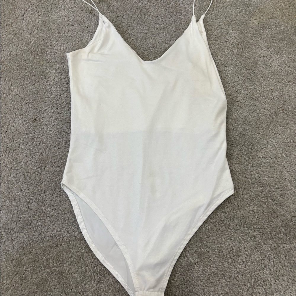 Gaze Classic White Bodysuit